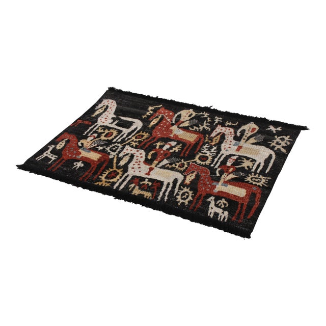 A 5x7 hand-knotted wool rug from the custom-classics Burano Collection by Rug & Kilim. Enjoying influence from tribal...