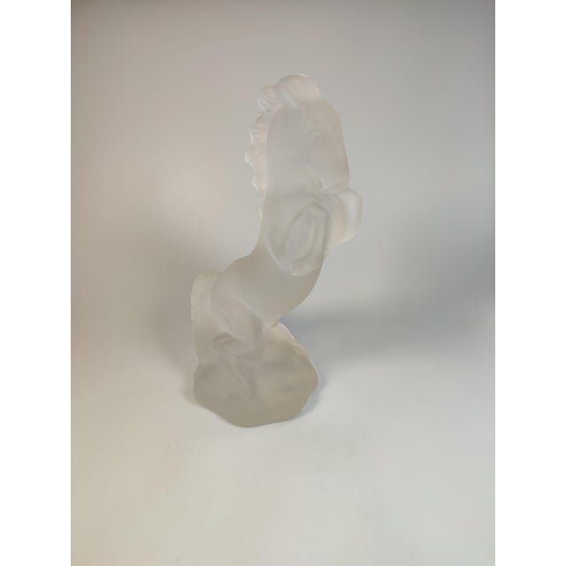 White Figure by Curt Schlevogt and Mario Petrucci for Jablonce Glassworks, 1937 For Sale - Image 8 of 8
