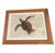 2000 - 2009 Vintage Sea Turtle Script Art Print in Fluted Wooden Frame For Sale - Image 5 of 12