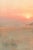 Paper Sunset Coastal Seascape Wall Art, Abstract Beach Landscape Print, Pastel Ocean Sunset Art, 24″ × 36″ For Sale - Image 7 of 9