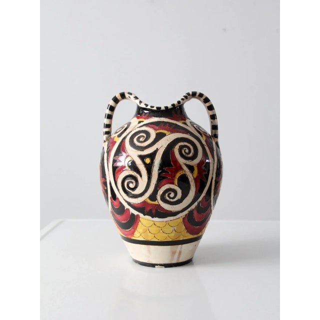 Late 20th Century Vintage Italian Ceramic Vase For Sale - Image 5 of 11