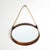 1960s Round Teak Wall Mirror, 1960s For Sale - Image 5 of 14