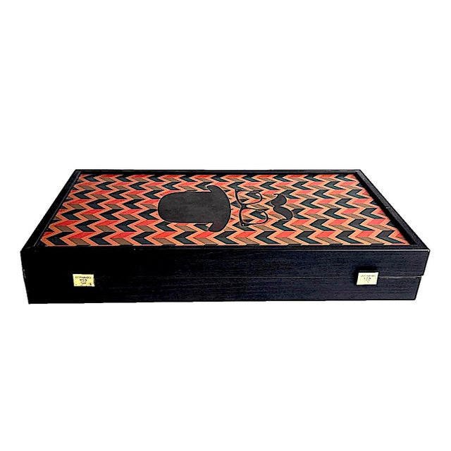 Pop Art Hipster Backgammon Set by Manopoulos, 36 Pieces For Sale - Image 3 of 17