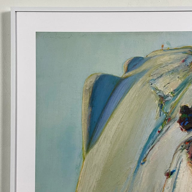 American Wayne Thiebaud - ‘Heart Ridge’ Glicée Print on Heavy Art Paper, Framed For Sale - Image 3 of 6