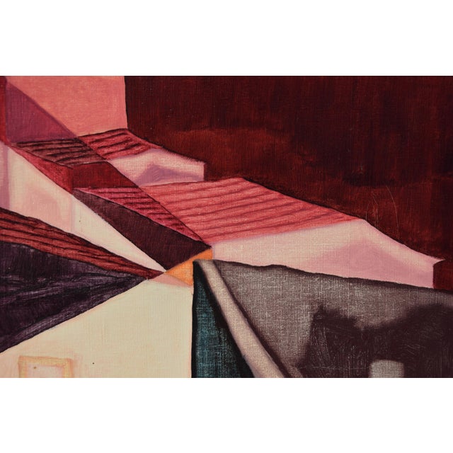 Hermann Schmidt-Schmied, Peaceful Spirits, 1964, Oil Painting on Canvas, Framed For Sale - Image 6 of 10