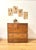 A beautiful 19th-century military campaign chest of drawers , with brass handles and finishings, probably mahogany or...