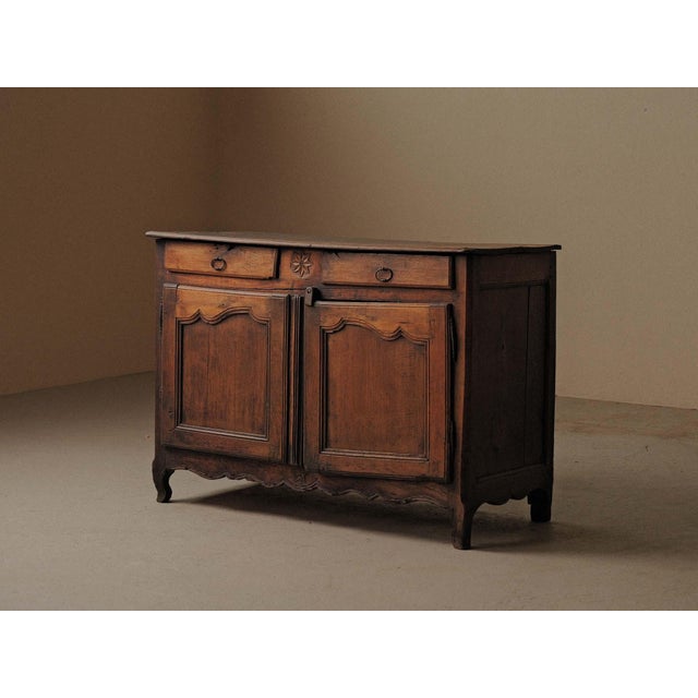 Antique French Provincial Oak Buffet, 1800s For Sale - Image 4 of 18
