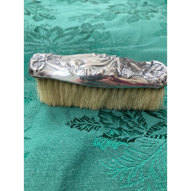 Sterling Silver Antique Clothes Brush - Unger Brothers For Sale - Image 9 of 9