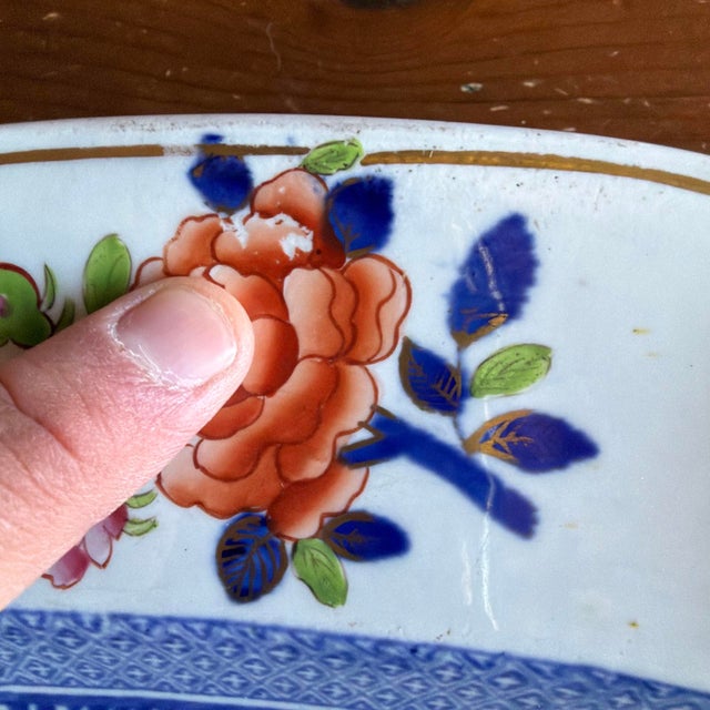 Antique Mason’s Patent Ironstone Well and Tree Platter, Imari Palette, 18¾", Circa 1820-1840 For Sale - Image 14 of 18