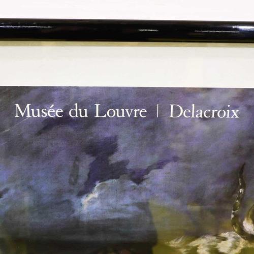 Poster with Tigers in Black Frame from Musàe Du Louvre For Sale - Image 3 of 11