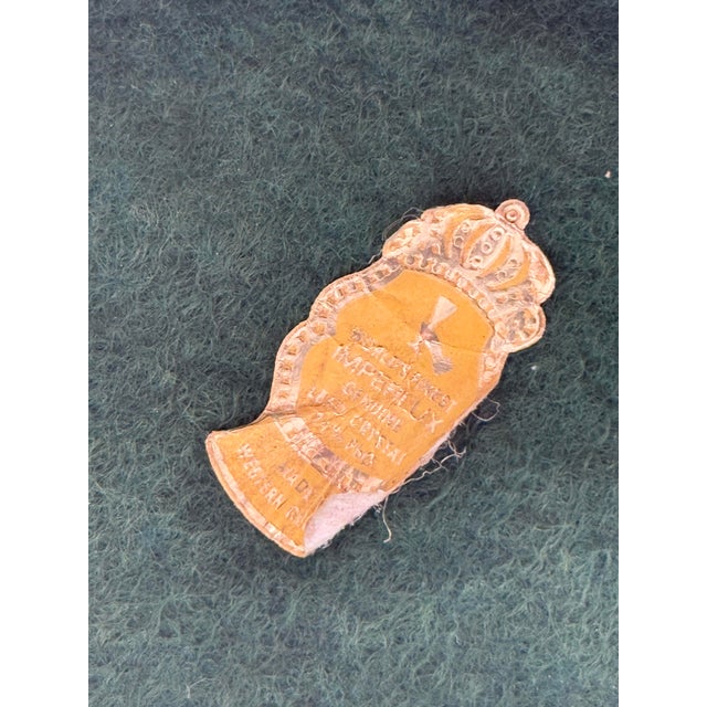 Transparent Vintage Hollywood Regency Imperlux West Germany 24% Crystal Lead Lamp For Sale - Image 8 of 9