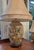 Chinoiserie Vintage Chinoiserie Handpainted Glass Oriental Lamp For Sale - Image 3 of 9