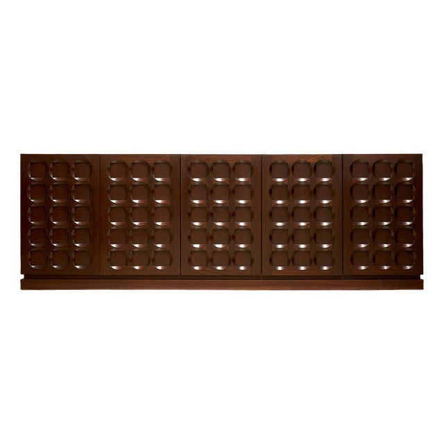 Brutalist Sideboard by Frans Defour, Belgium, 1970s For Sale