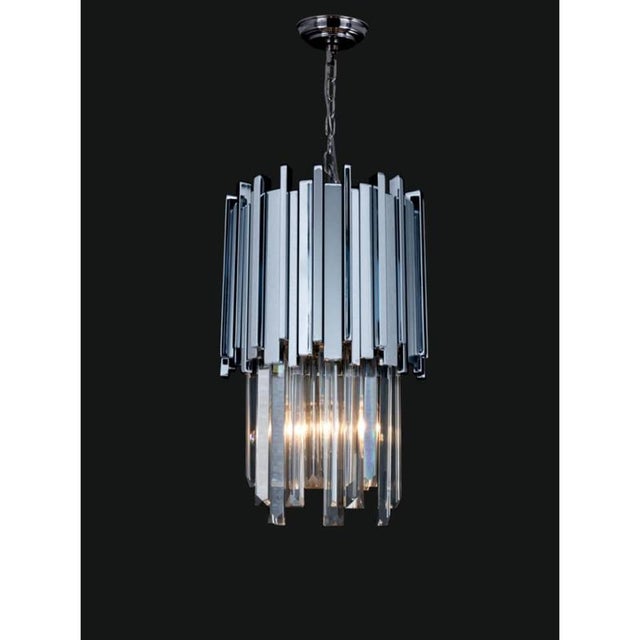 Contemporary Collection Jupiter Chandelier in Metal and Crystal by Jago For Sale - Image 3 of 18