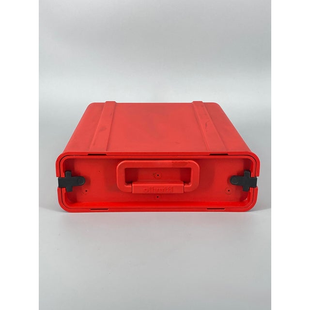 Red Valentine Typewriter by E. Sottsass and P. King for Olivetti, Italy, 1970s For Sale - Image 14 of 18