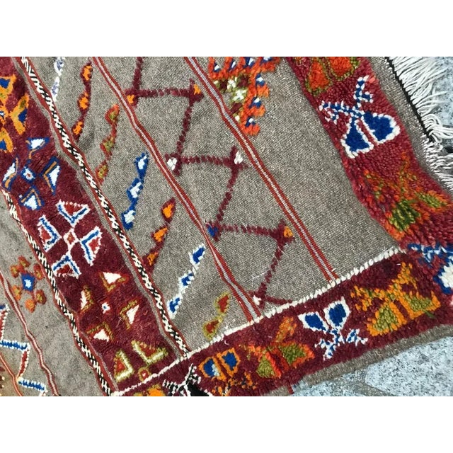 Vintage Moroccan Berbere Rug For Sale - Image 16 of 18
