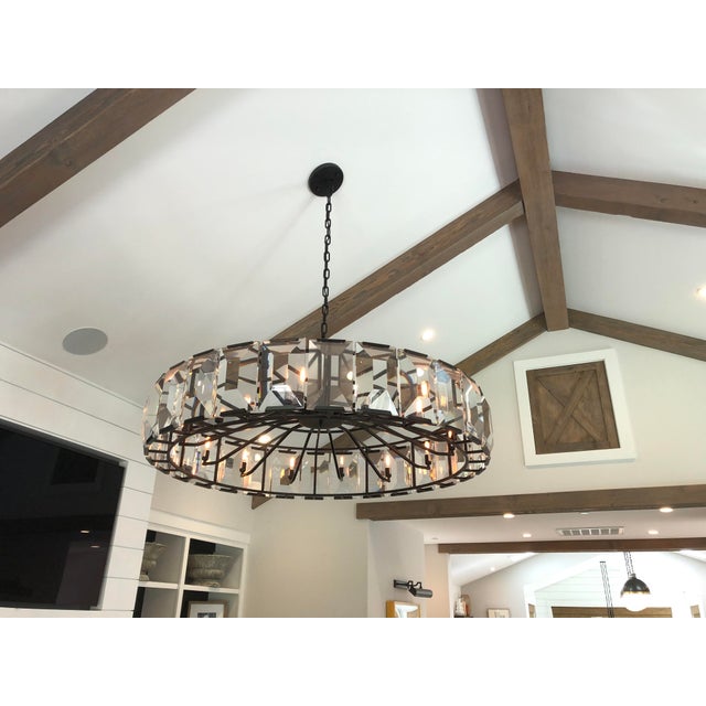 Restoration Hardware Harlow Crystal Round Chandelier Chairish