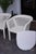 Modern 2 Fendi White Outdoor Chairs – Modern Luxury Seating For Sale - Image 3 of 3
