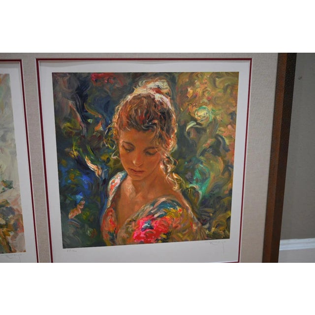 1990s 1990s José Royo "Todas Las Luces Del Día" Suite of Four, Printer's Proofs 8/10, Framed With Museum Glass For Sale - Image 5 of 10
