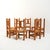 Handmade Oak Chairs, 1970s, Set of 8 For Sale - Image 4 of 16