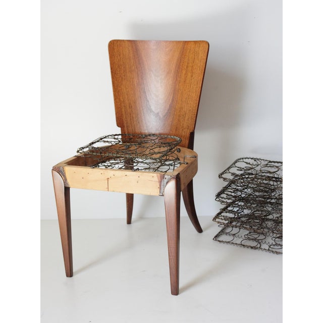 Dining Chairs by Jindrich Halabala for Up Zavody, 1950s, Set of 4 For Sale - Image 18 of 18