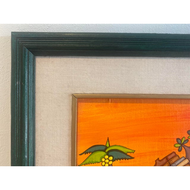 Francisco Huezo Latin American Artist Original Oil Painting For Sale - Image 4 of 8