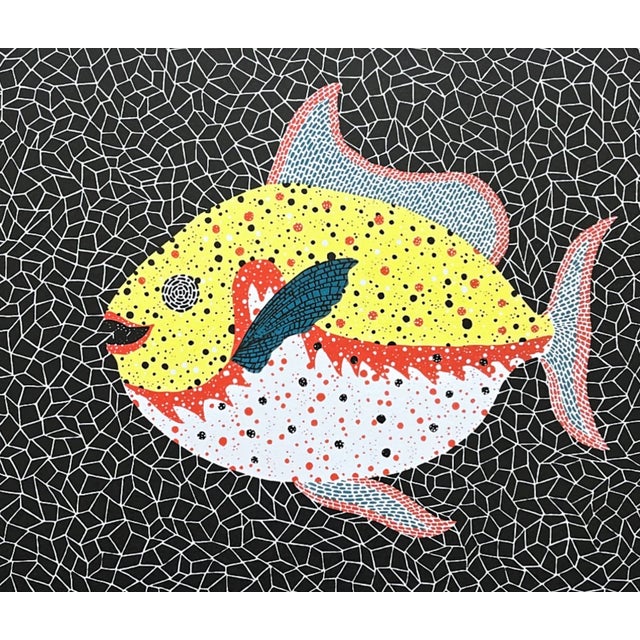 After Yayoi Kusama, Composition, Lithograph, 1980s For Sale - Image 4 of 6