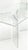 Not Yet Made - Made To Order Zero Rectangular Dining Table in Epoxy Resin & Crystal Clear Glass by Wedo For Sale - Image 5 of 8