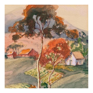 'Evening Landscape' by Louis Weiner, 1929, Art Institute of Chicago, Russian-American, Palette & Chisel Club, Who Was Who For Sale