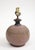 Artist Signed Stoneware Pottery Table Lamp For Sale - Image 10 of 11