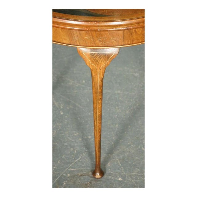 Vintage Demi Lune Table from Northampton Cabinet Company For Sale - Image 6 of 12