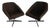 Mid Century Modern Swivel Armchairs - A Pair For Sale