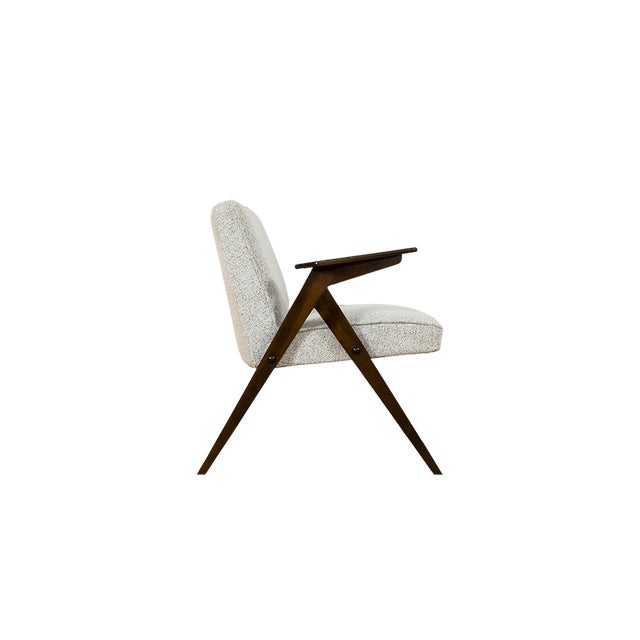 Wood Model 300 177 Bunny Armchair, Poland, 1960s For Sale - Image 7 of 15