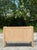 Wood Vintage Boho Chevron Rattan Credenza For Sale - Image 7 of 12