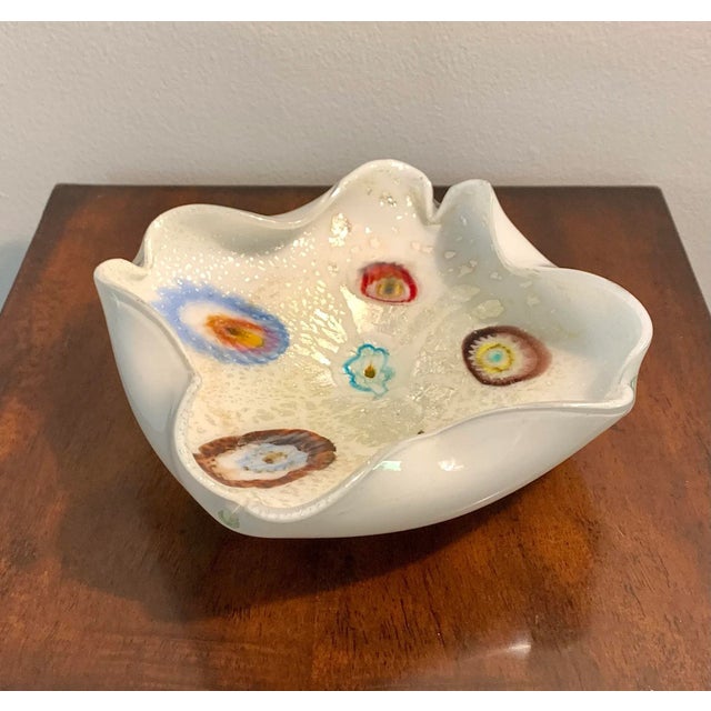 Murano Glass "Tutti Frutti" Bowl For Sale - Image 9 of 9