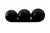 WallBalls Sconce Lacquered in Black by Juanma Lizana For Sale - Image 6 of 10