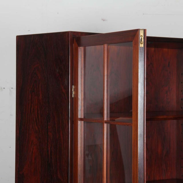 Rosewood Display Cabinet from Lyby Mobler, 1960s For Sale - Image 4 of 6