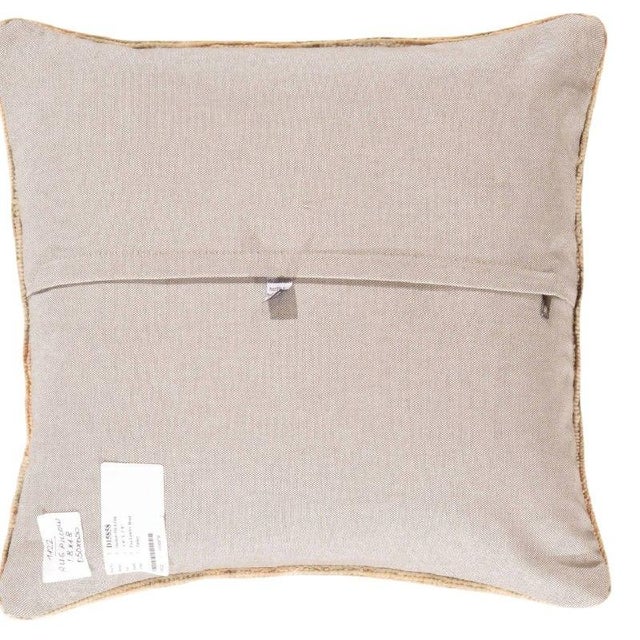 Vintage hand woven Turkish pillow. This is made of wool. Back cotton. Beautiful colors and well made. This pillow features...