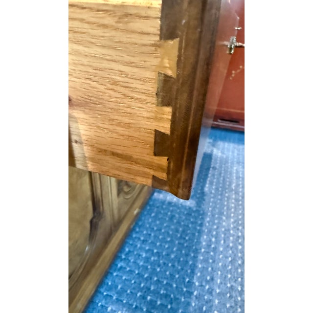 Karges Furniture Breakfront China Cabinet, Circa 1980s For Sale - Image 10 of 18