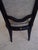 Black Art Deco Black and White Dining Chairs, 1940s, Set of 6 For Sale - Image 8 of 9
