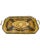 Details: -Marquetry wood tray with brass gallery and handles -Marquetry is interchanged with inlaid -Tray features a...