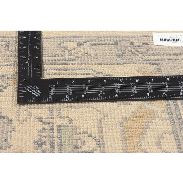 Turkish Oushak Rug - 09'02 X 12'00 For Sale In Dallas - Image 6 of 9
