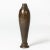 Beautiful Art Noveau vase in patinated bronze, designed by Gerda Backlund. Slender, curvesome form with relief decor of...