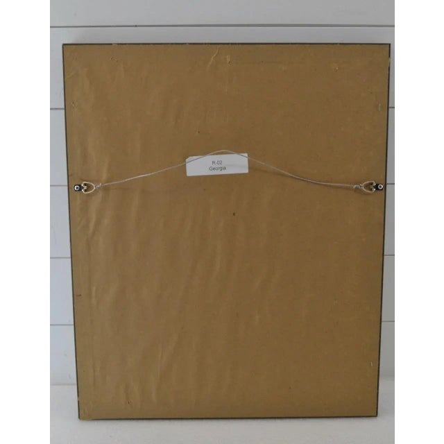 1900 - 1909 Vintage Framed Map of Georgia For Sale - Image 5 of 6