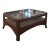 Ebel Luxury All-Weather Woven Outdoor Sofa With Matching Glass-Top Coffee Table For Sale