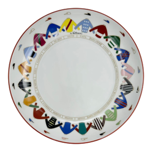 Vintage Richard Ginori for Gio Ponti Equestrian Jockey Silks Bowl