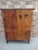 Late 20th Century Late 20th Century Cannon Woodworks Rustic Solid Wood Two-Door Cabinet For Sale - Image 5 of 15