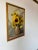 This exquisite vintage oil painting by A. Vincenzi beautifully captures the vibrancy and warmth of sunflowers in full...
