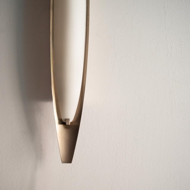 Gray Model 2254 Wall Lamp by Max Ingrand for Fontana Arte, Italy, 1960s For Sale - Image 8 of 18