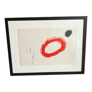 Miro Color Lithograph From Derrière Le Miroir No. 128 June 1961